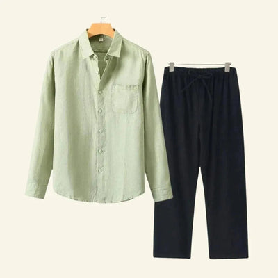Linnen heren set - Comfortabele mix & match outfit