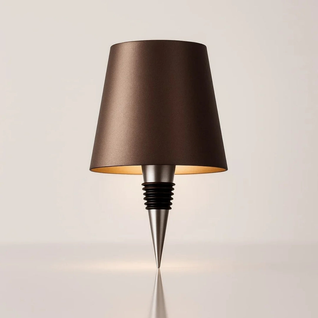 Bordlampe - Trådløs flaske lampe med stemningsbelysning - GlowBottle