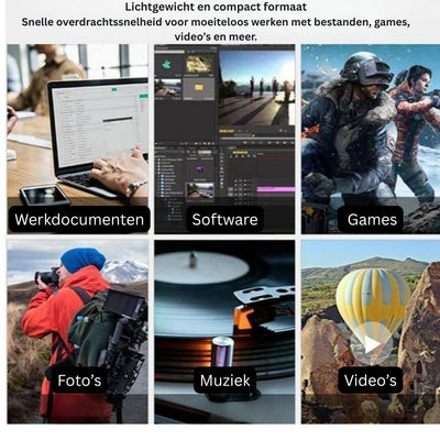 Harddisk - Ultratynd bærbar lagring - Nexaro