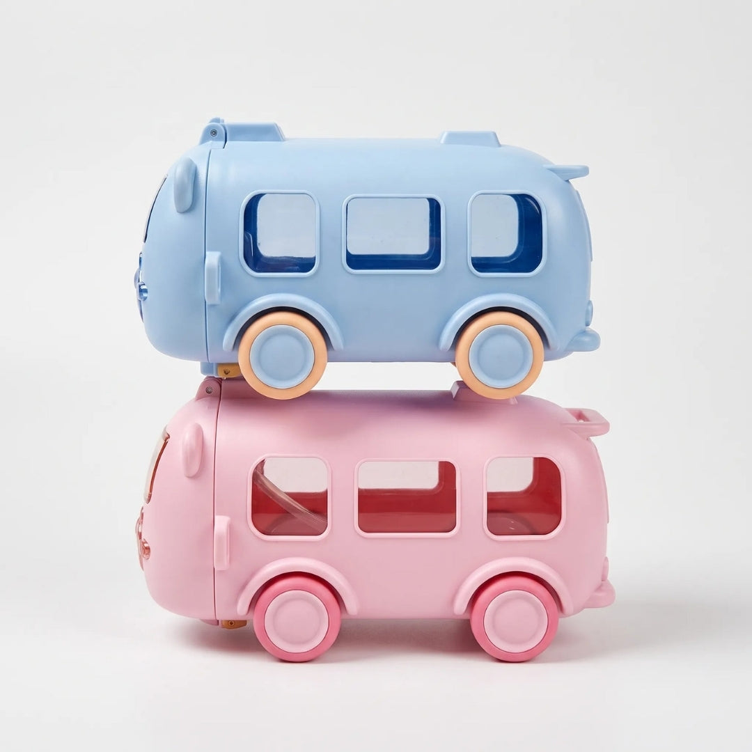 Drinkfles - Speels Busdesign met Draagriem