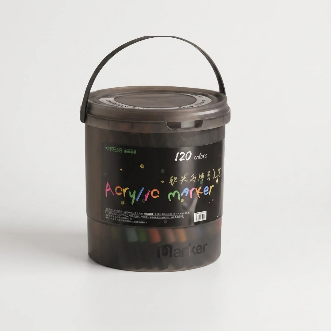 Dubbelzijdige Acrylmarkers met Penseelpunt