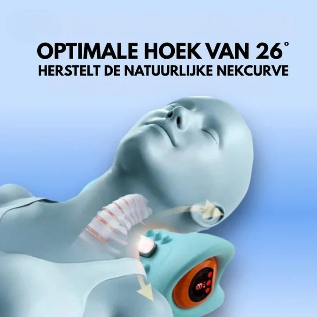 NeckEase - Neck massage pillow with EMS and heat