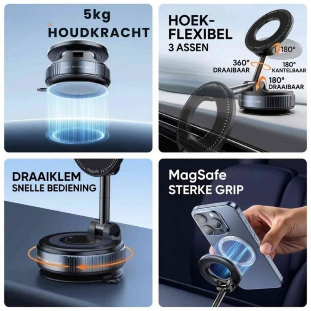 Phone Holder - Foldable and Magnetic Strong Grip with MagSafe
