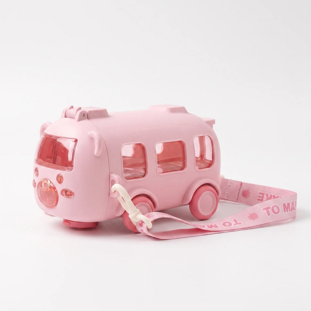 Drinkfles - Speels Busdesign met Draagriem