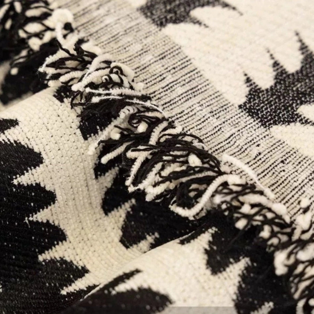Sofa Cover - Pluche Getufte Afwerking met Antislip en Vintage Lijnpatroon