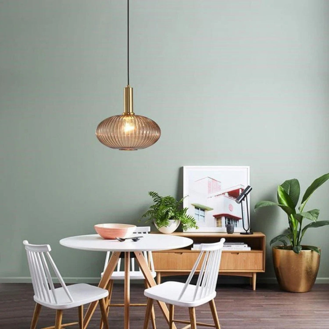 Pendellampe - Retro Glas Designlampe - Luméa