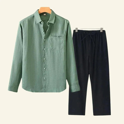 Linnen heren set - Comfortabele mix & match outfit