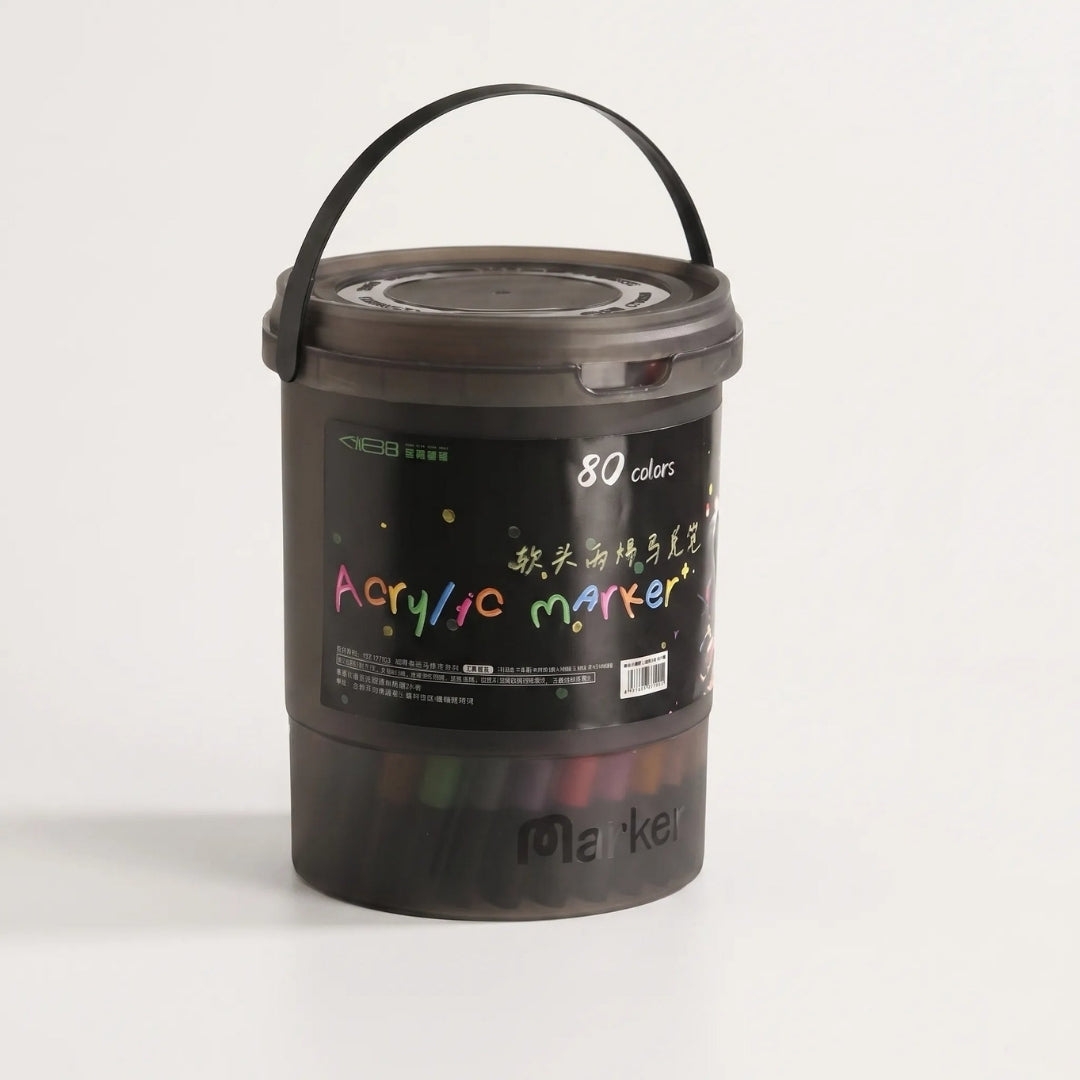 Dubbelzijdige Acrylmarkers met Penseelpunt