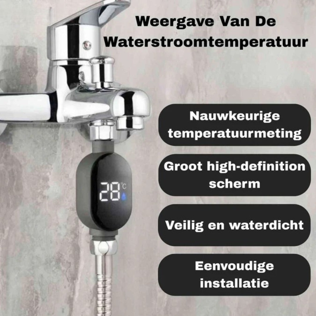 ThermoGauge - Digital vandhane termometer med LED display