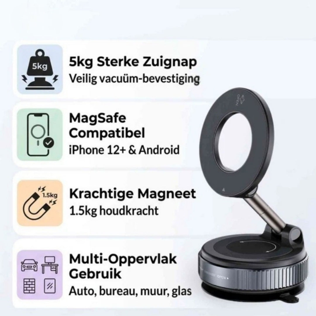 Phone Holder - Foldable and Magnetic Strong Grip with MagSafe