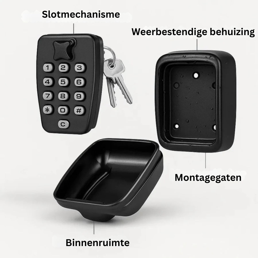 Key Safe - Secure Key Storage with Combination Lock - SecureBox