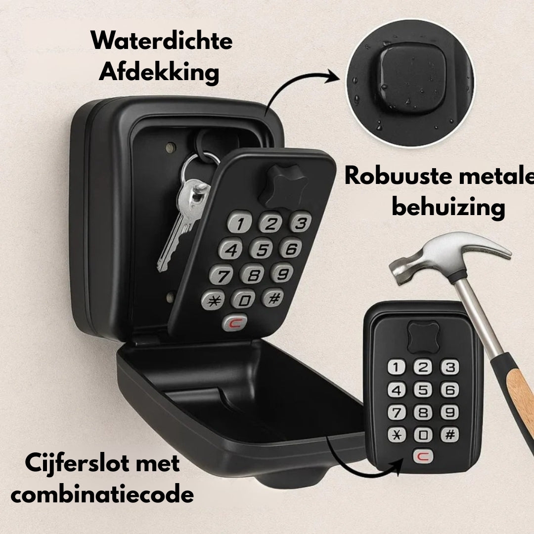 Key Safe - Secure Key Storage with Combination Lock - SecureBox