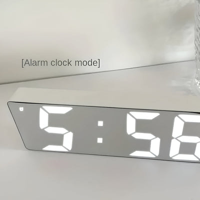 Alarmklok - Digitaal LED Spiegeldisplay met Snooze