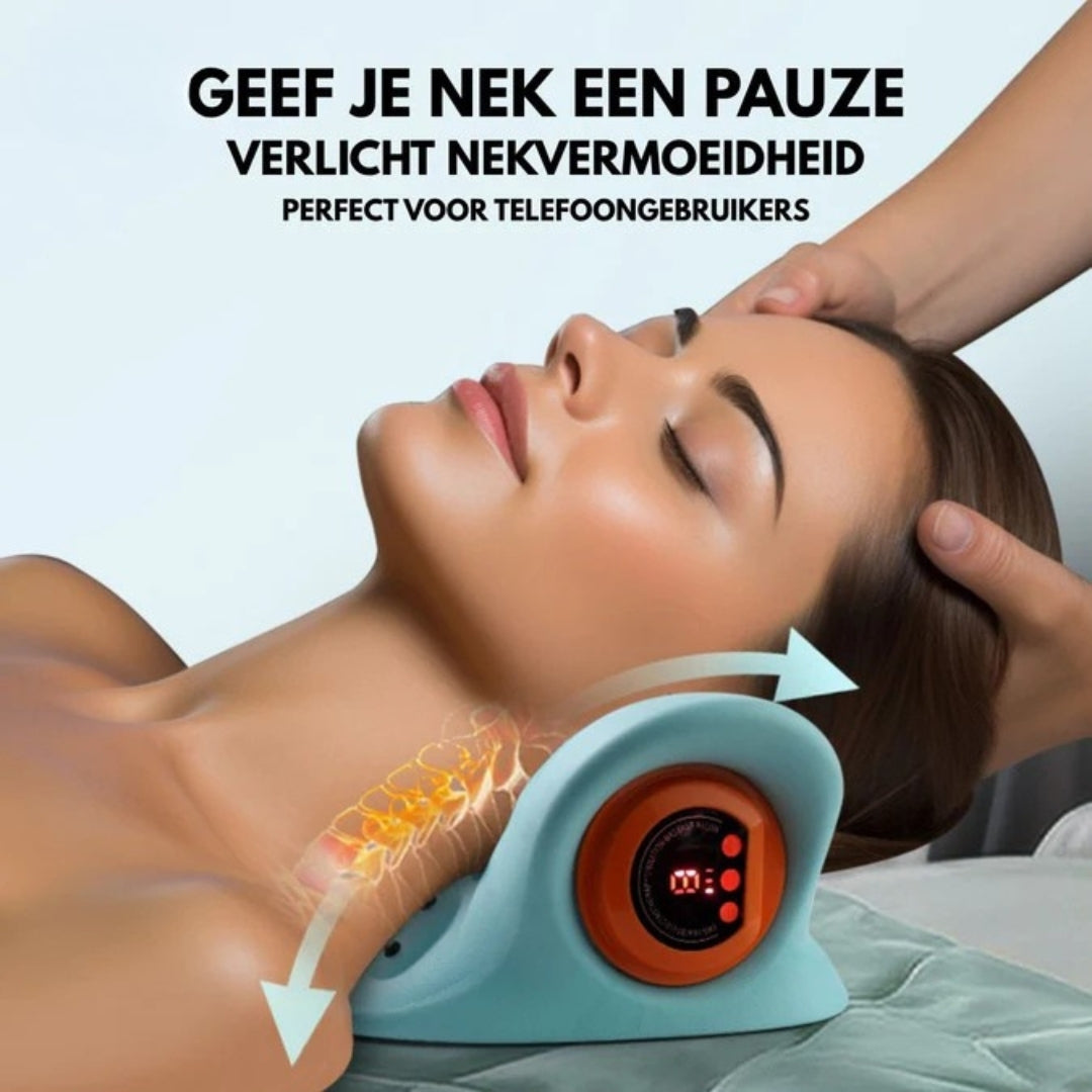 NeckEase - Neck massage pillow with EMS and heat