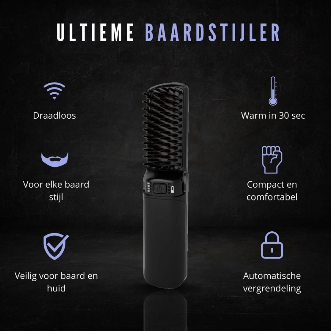 Beard Master Pro: Stijl en Voed voor een Gezondere, Gladdere Look in Slechts Enkele Seconden!