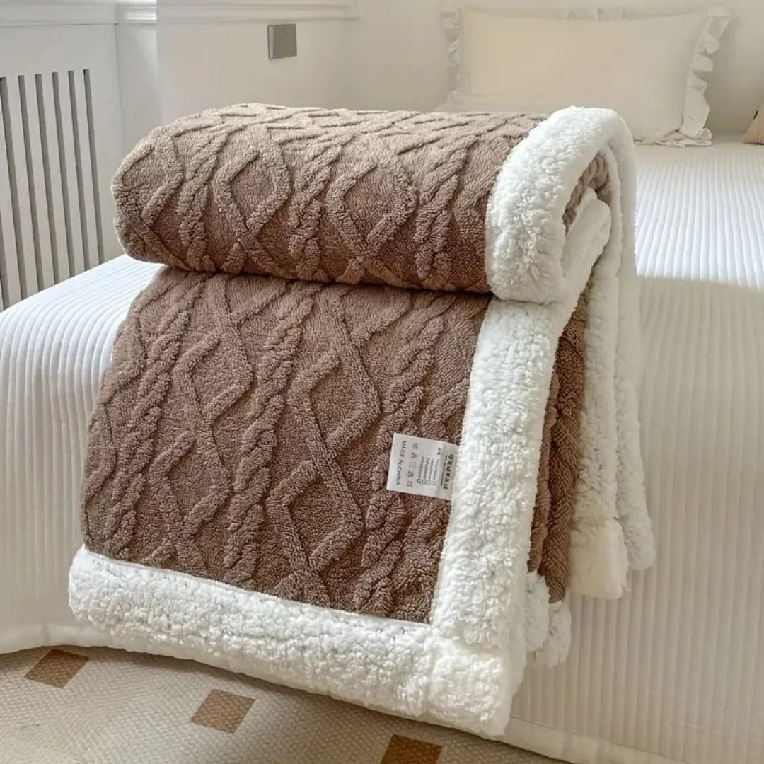 Sherpa Fleece Deken - Omkeerbaar Pluche Design