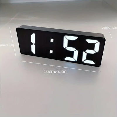 Alarmklok - Digitaal LED Spiegeldisplay met Snooze
