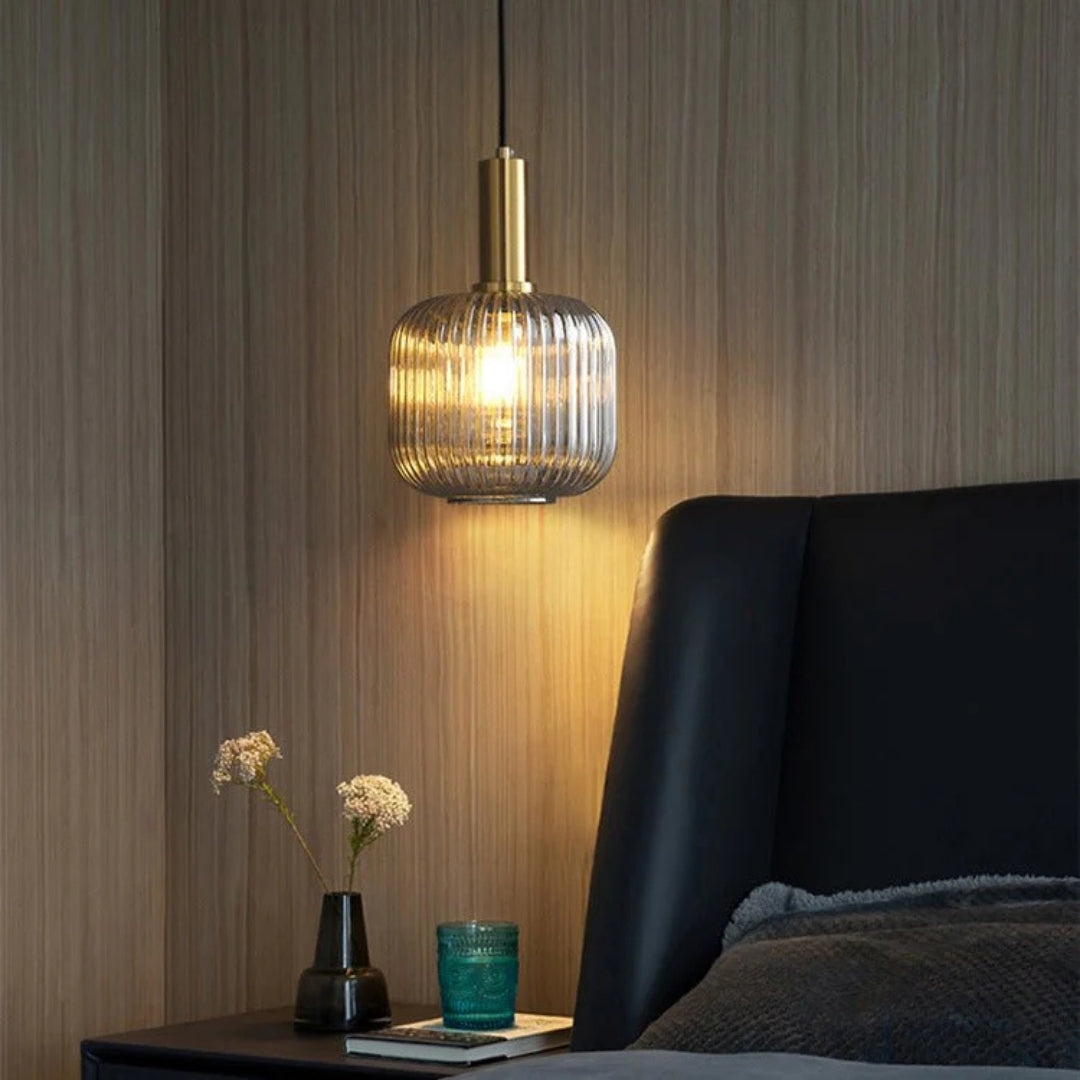 Pendellampe - Retro Glas Designlampe - Luméa