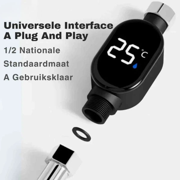 ThermoGauge - Digitale kraan thermometer met LED display