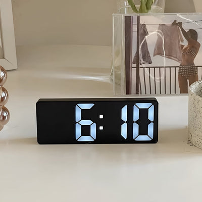 Alarmklok - Digitaal LED Spiegeldisplay met Snooze