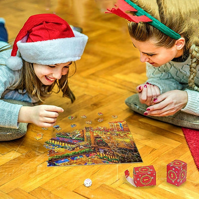 Julepuslespil-adventskalender