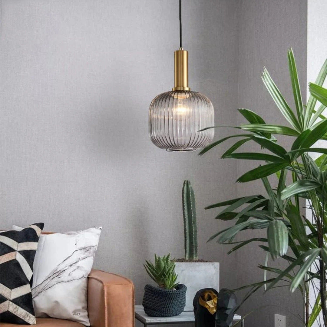 Pendellampe - Retro Glas Designlampe - Luméa
