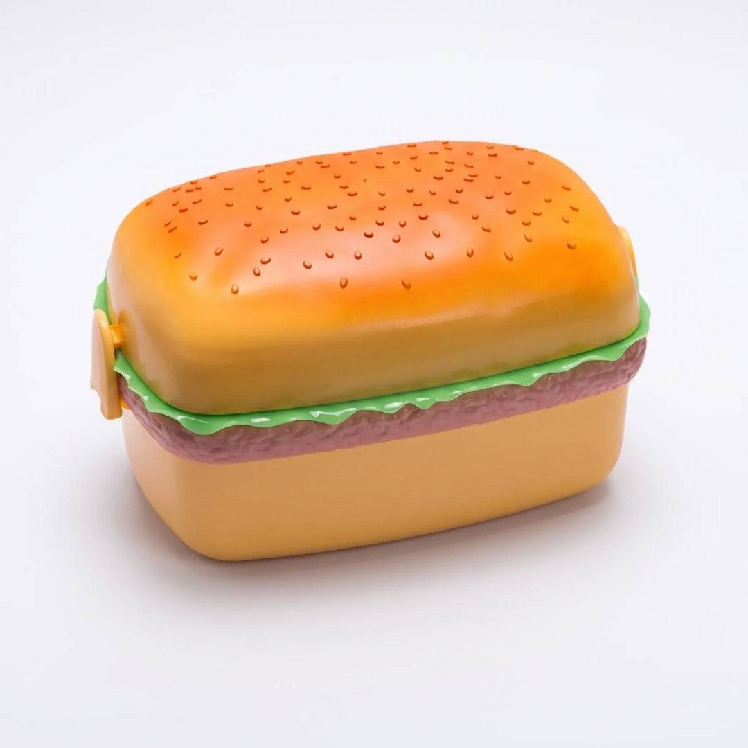 Lunchbox - Hamburgerdesign met Stapelbare Vakken