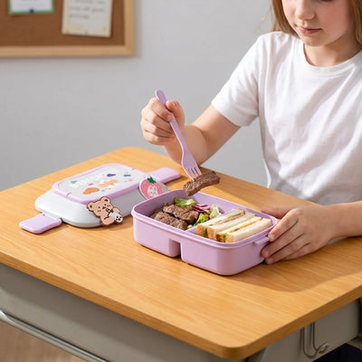 Meerlaagse Lunchbox - Stapelbaar Ontwerp met Aparte Vakken