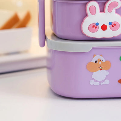 Meerlaagse Lunchbox - Stapelbaar Ontwerp met Aparte Vakken