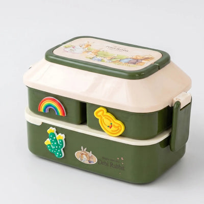 Meerlaagse Lunchbox - Stapelbaar Ontwerp met Aparte Vakken