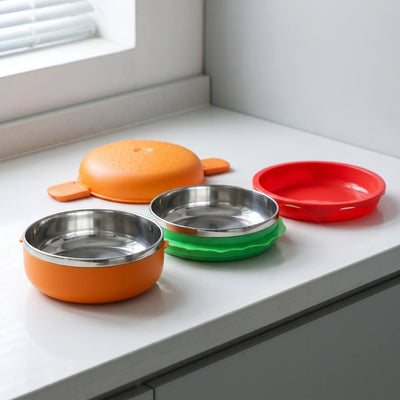Lunchbox - Hamburgerdesign met Stapelbare Vakken