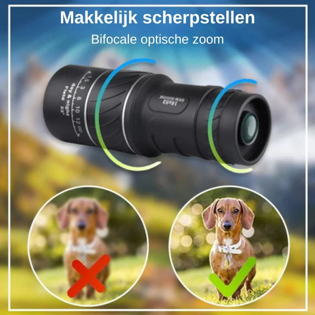 Monocular Telescope - 16x52 HD Zoom for Razor-Sharp Vision