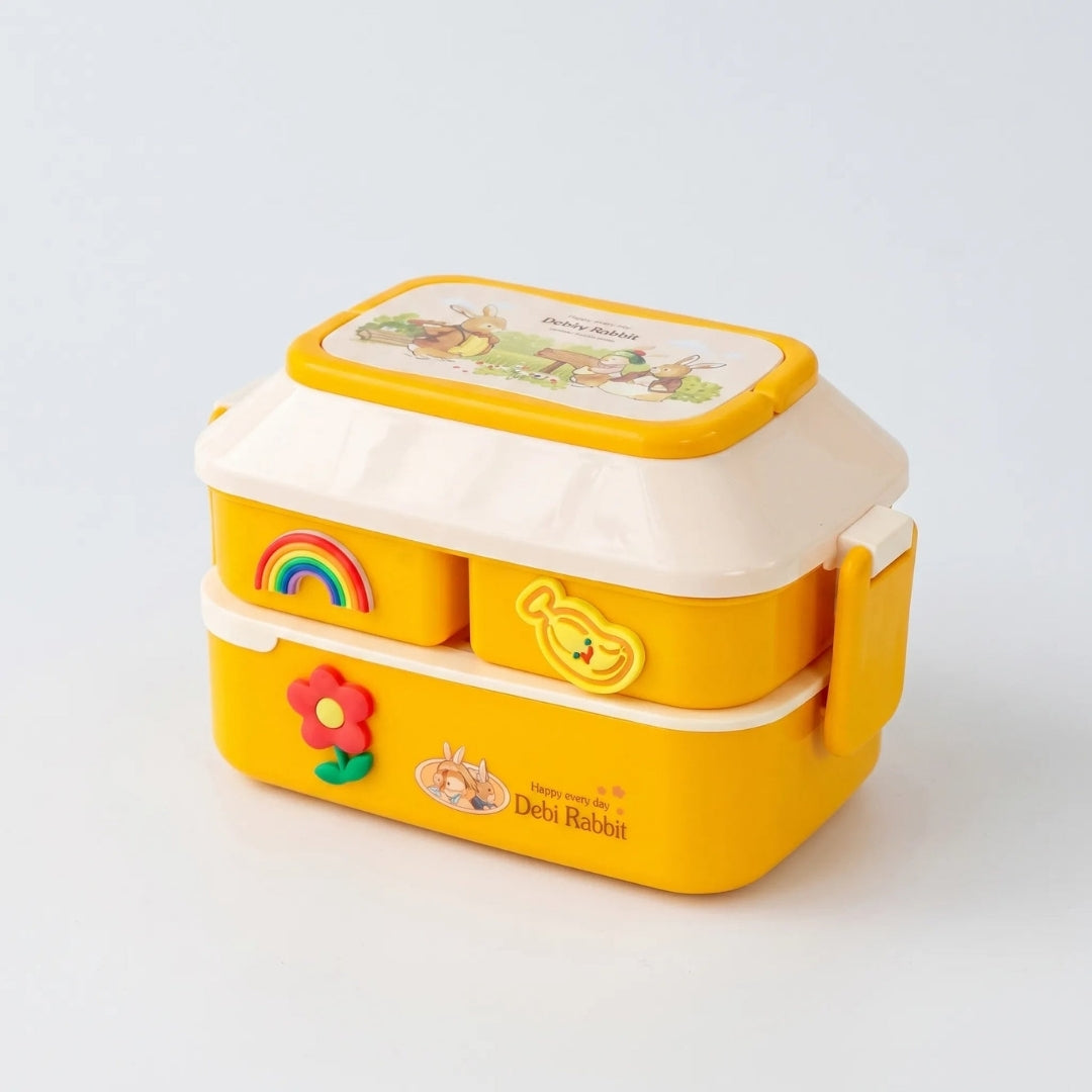 Meerlaagse Lunchbox - Stapelbaar Ontwerp met Aparte Vakken