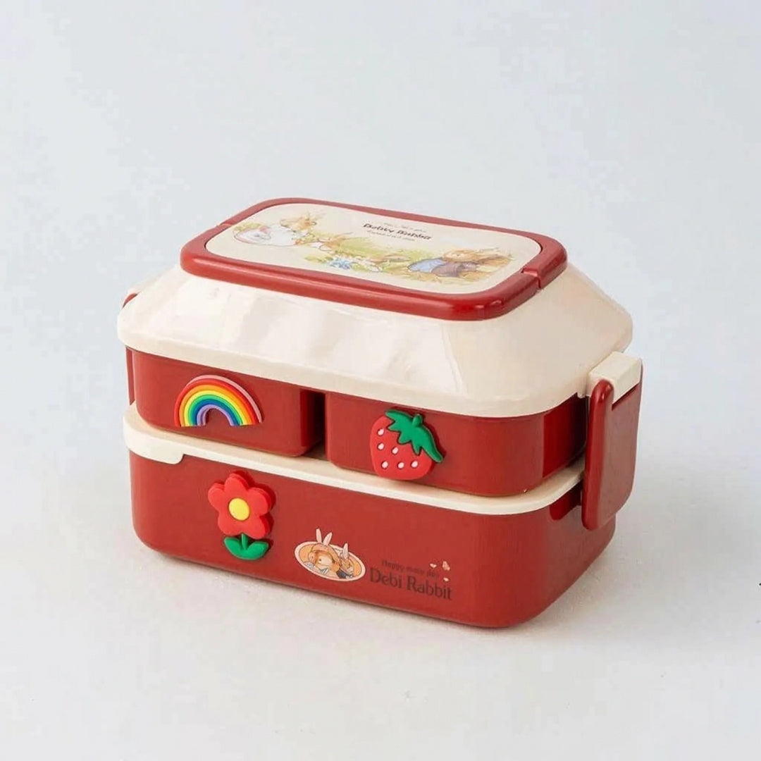 Meerlaagse Lunchbox - Stapelbaar Ontwerp met Aparte Vakken