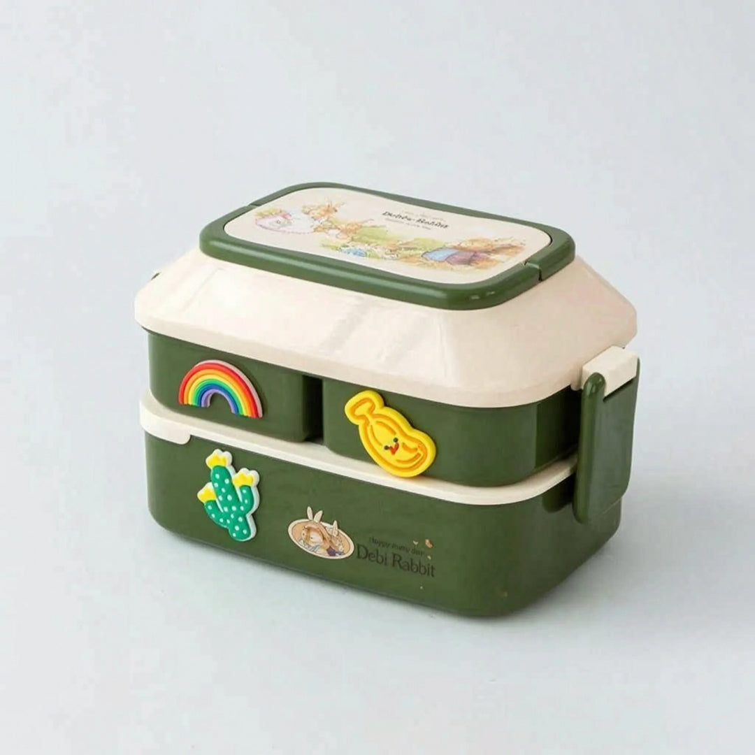 Meerlaagse Lunchbox - Stapelbaar Ontwerp met Aparte Vakken