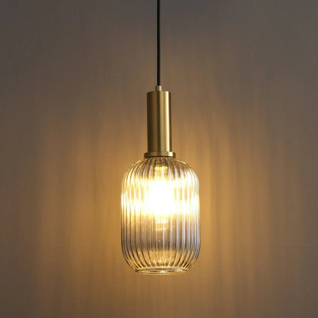 Pendellampe - Retro Glas Designlampe - Luméa