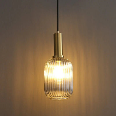 Pendellampe - Retro Glas Designlampe - Luméa