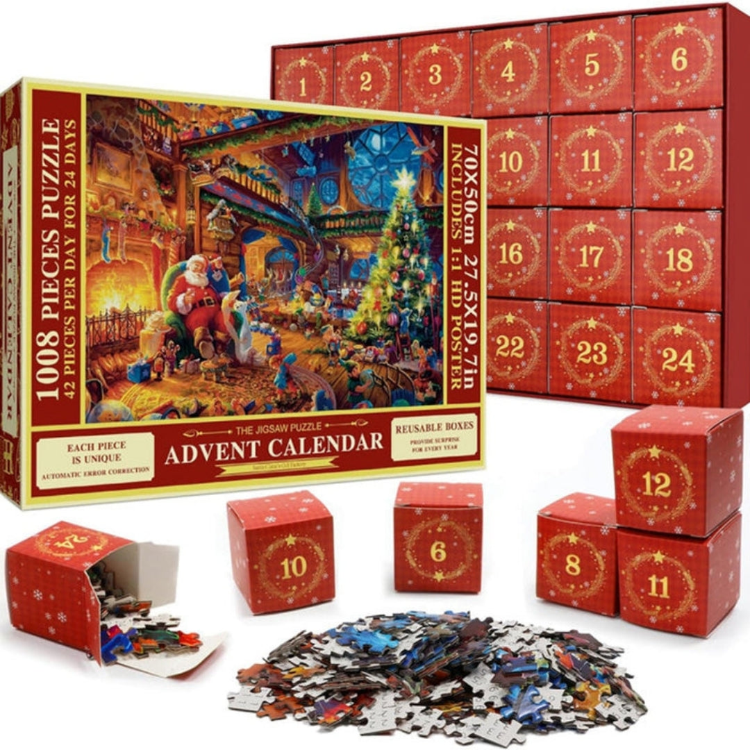 Julepuslespil-adventskalender