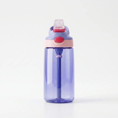 Drinkfles Voor Kinderen met Rietje en Drukknop