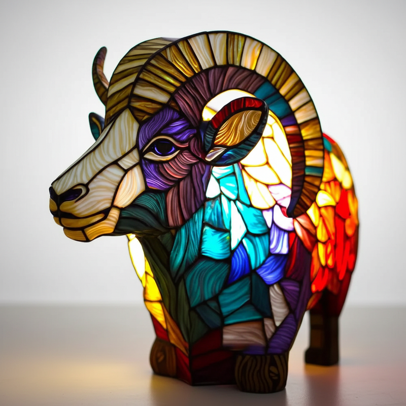 Bordlampe - Kunstnerisk Dyrelampe - LysFauna