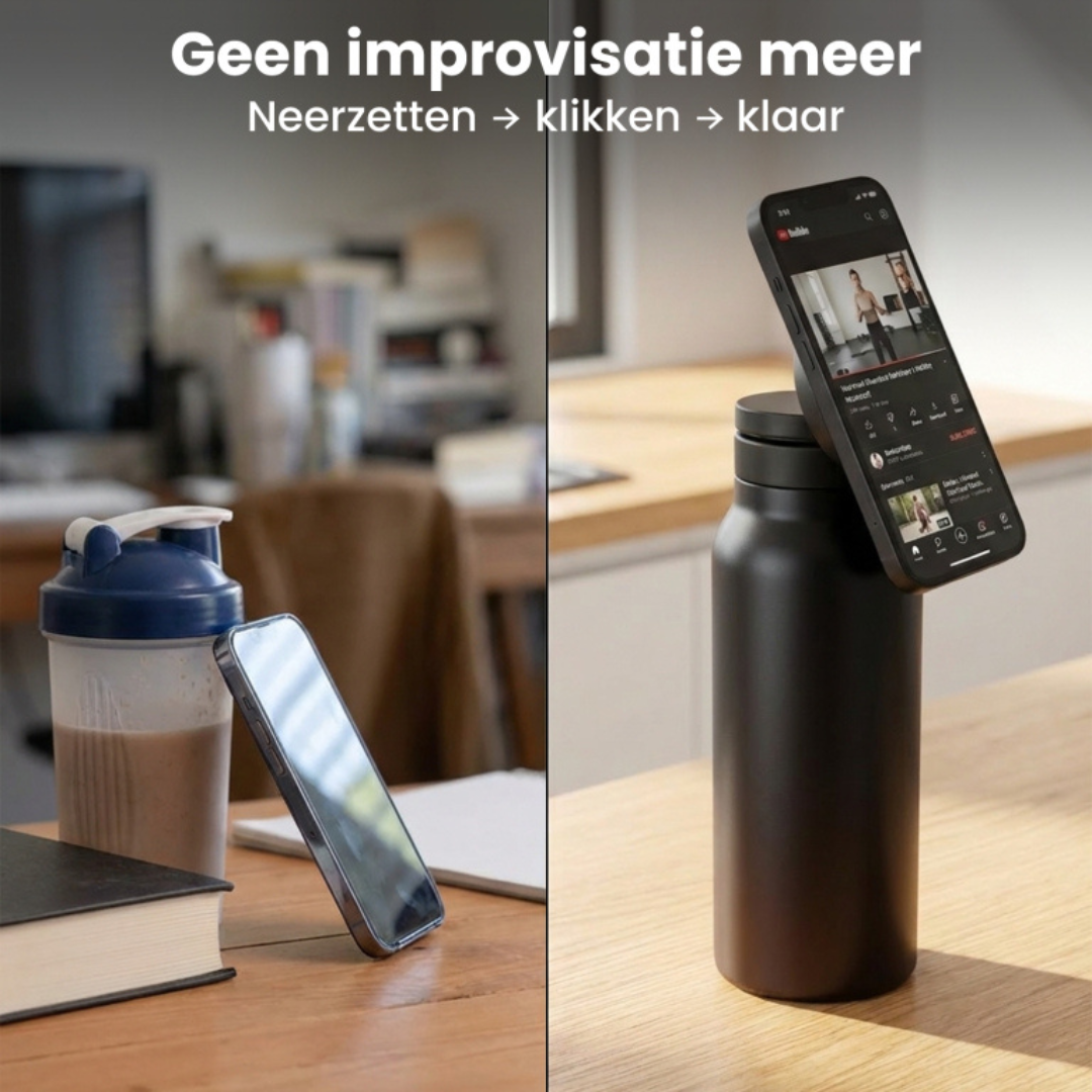 Water Bottle - MagSafe Phone Holder & Water Bottle