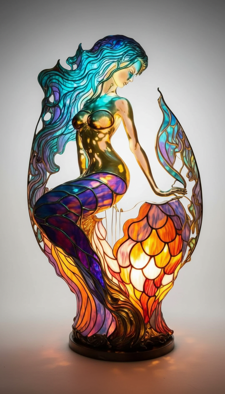 Bordlampe - Kunstnerisk Dyrelampe - LysFauna