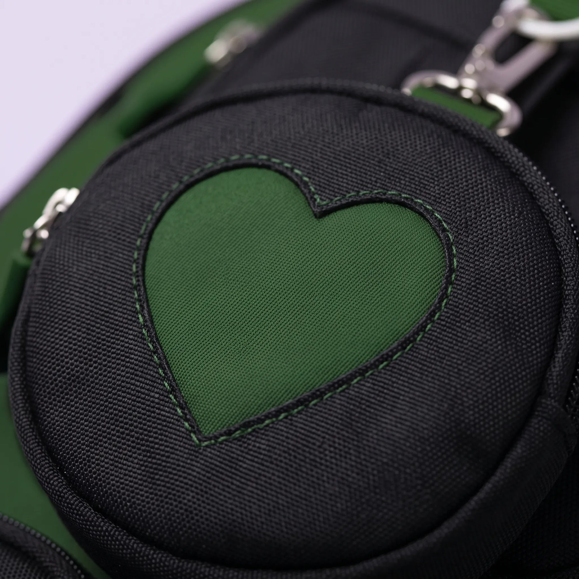Schooltas Voor Meiden met Geometrisch Design en Hart-Accessoire