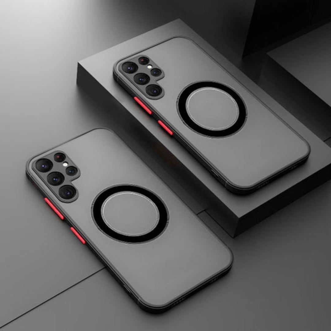 Samsung Hoesje - Luxe Leren Wallet Case Met Magneetsluiting