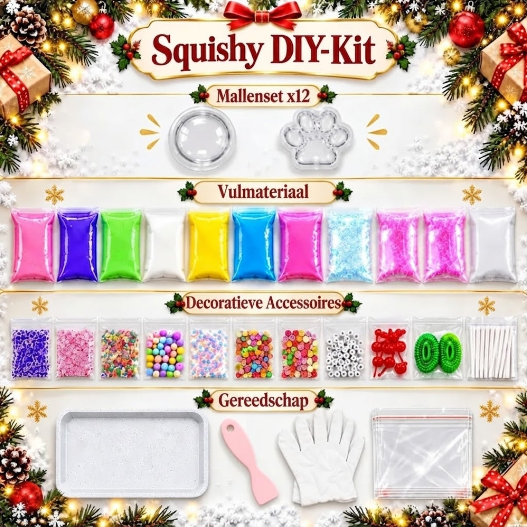 Squishy DIY Kit™ - Creatieve Knutselset voor Zelfgemaakte Squishies
