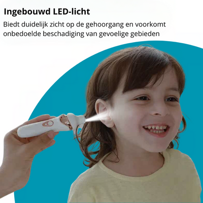 Oorreiniger met zachte zuigkracht