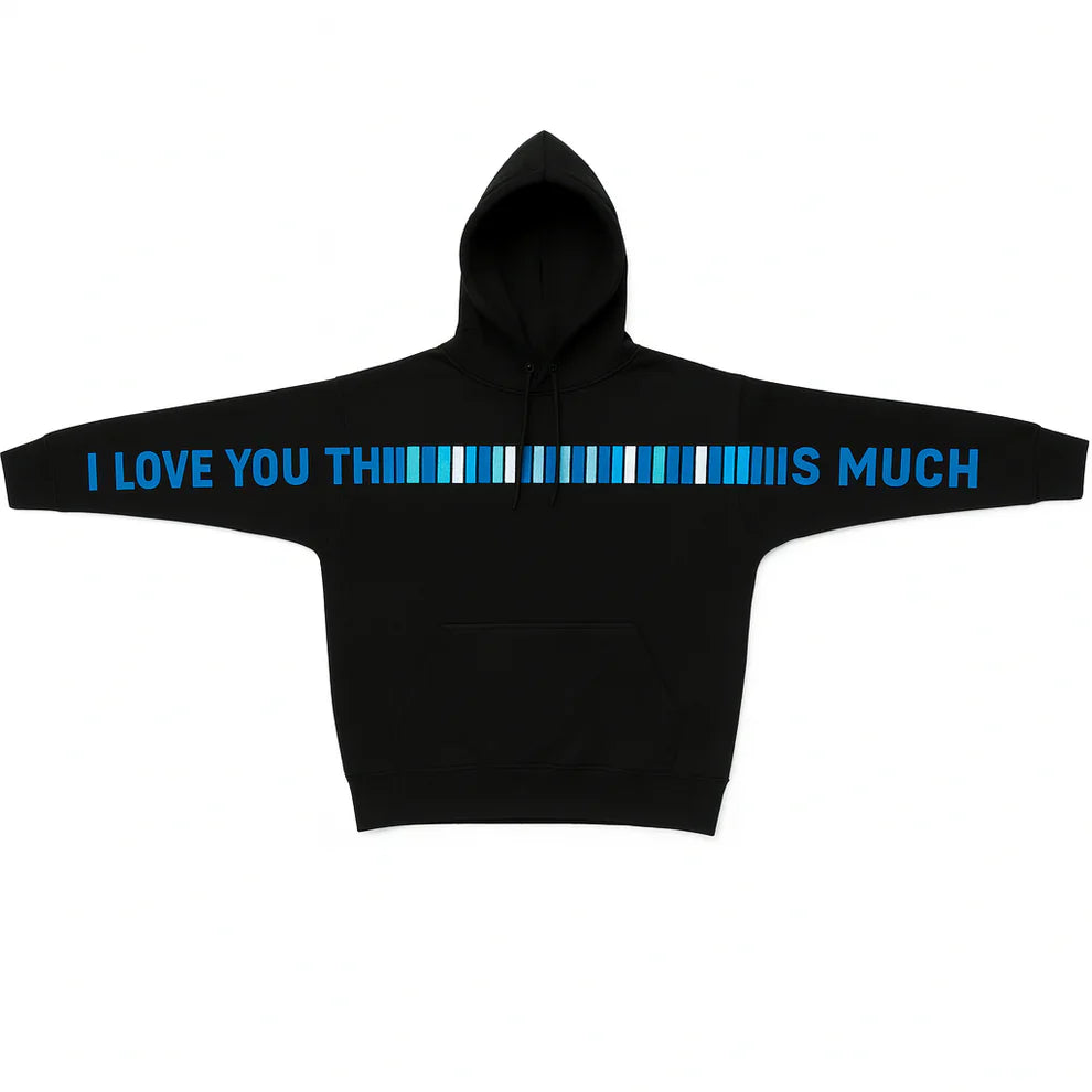LoveYou - Hoodie met een boodschap