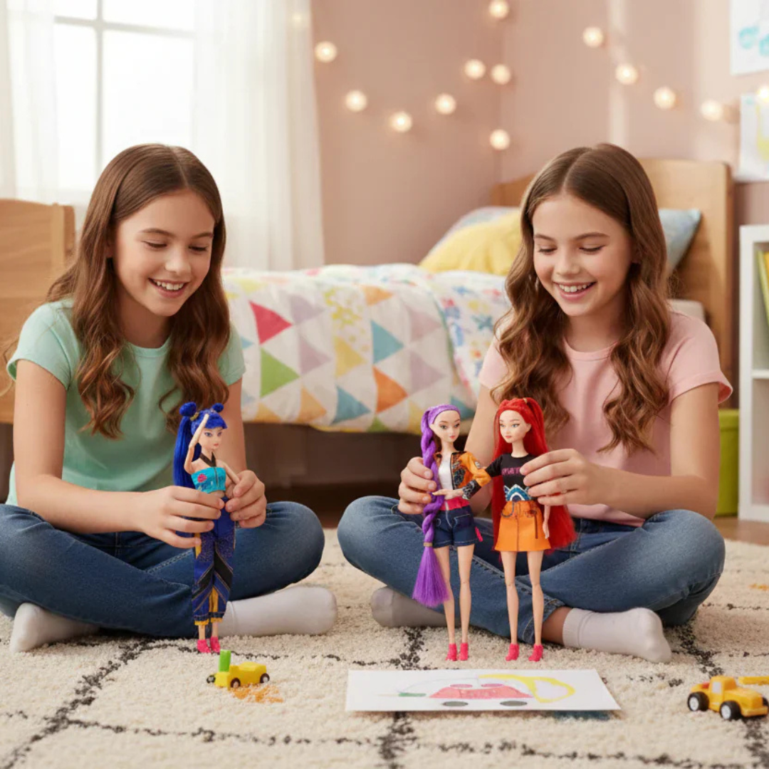 K-Pop Poppen - Hunter Edition 3 decor set met zangfunctie