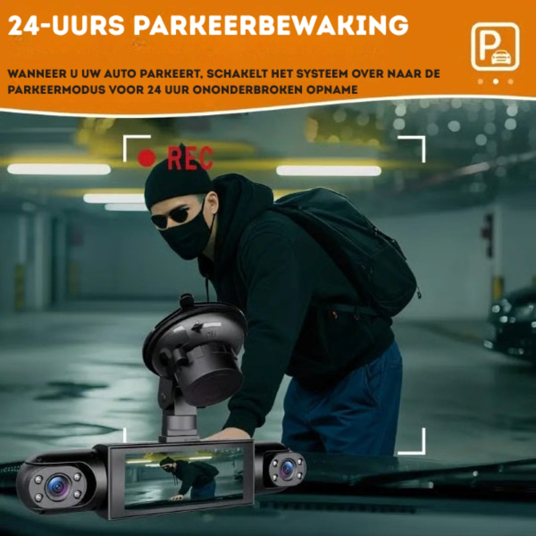 Dashcam - Enregistrement 4 canaux pour une couverture complète du véhicule