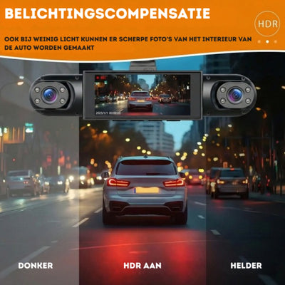 Dashcam - 4-Kanaals Opname voor Volledige Voertuigdekking